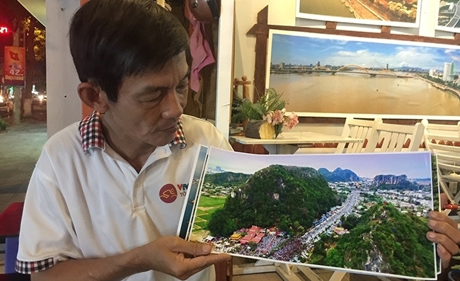 Lam Tu Khoa and his panorama taken by a fly cam