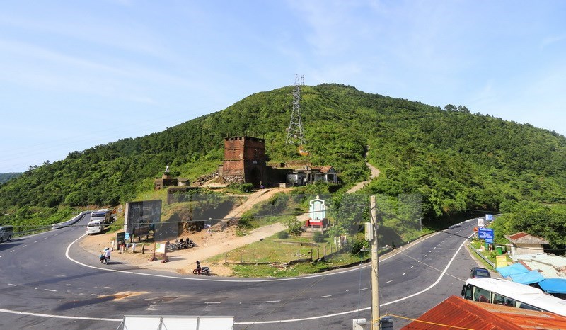 The Hai Van Gate, a national relic site, sits atop Hai Van Pass. (