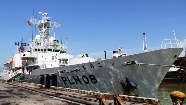 The Japan Coast Guard ship ECHIGO