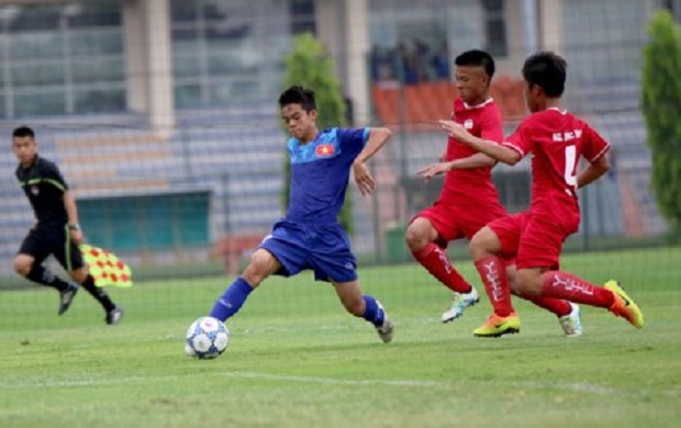 A training session of U15 Viet Nam (Photo: thethaovn)