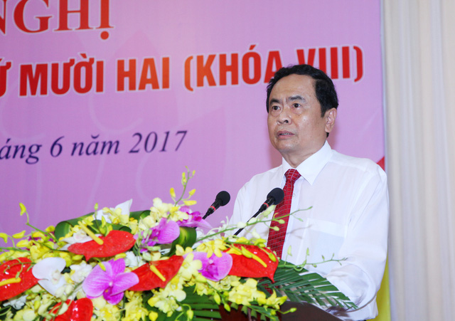 Ông Trần Thanh Mẫn giữ chức Chủ tịch MTTQ Việt Nam