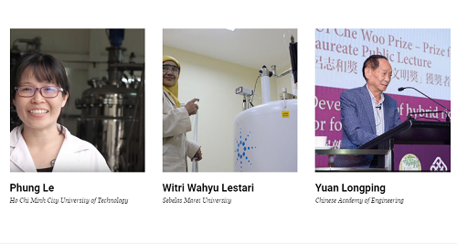 Phung and two other scientists on the sub-list for Agricultural Sciences. Screenshot from the Asian Scientist website.