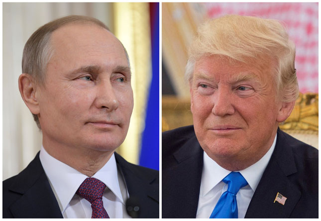 Tổng thống Nga Vladimir Putin (trái) và Tổng thống Mỹ Donald Trump sẽ có cuộc gặp gỡ đầu tiên tại hội nghị G20 ở Đức.						Ảnh: Reuters