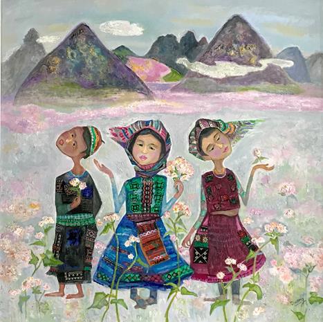 ‘Mua Hoa Tam Giac Mach’ (Buckwheat Blossom) by Dang Thi Duong