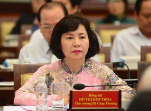 Bà Hồ Thị Kim Thoa - Thứ trưởng Bộ Công Thương. Ảnh: Tuổi Trẻ