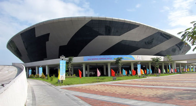 The newly-refurbished Tien Son Sports Arena