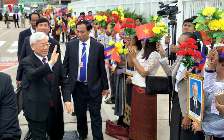 Chuyến thăm cấp Nhà nước Campuchia của Tổng Bí thư Nguyễn Phú Trọng và Đoàn đại biểu Cấp cao Việt Nam theo lời mời của Quốc vương Campuchia Norodom Sihamoni.