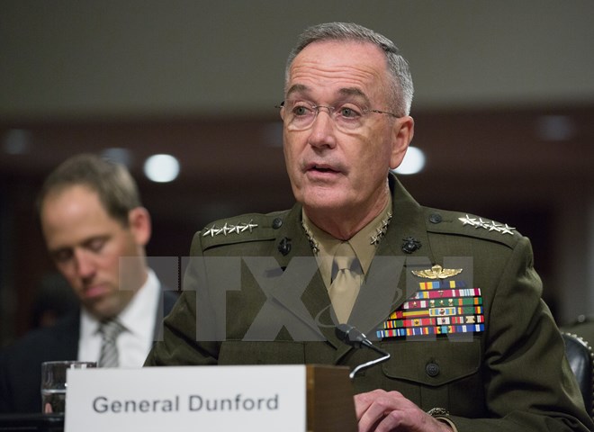 Tướng Joseph Dunford. (Nguồn: EPA/TTXVN)