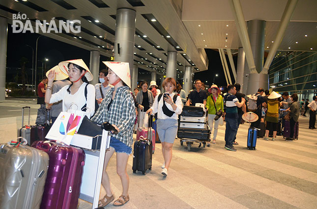  Visitors arriving at Da Nang International Airport