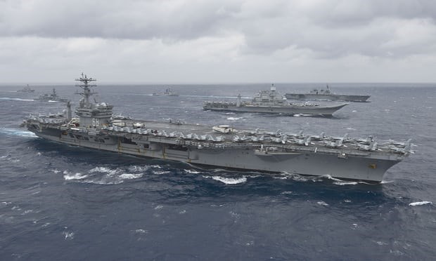 Tàu sân bay USS Nimitz. (Nguồn: Getty)