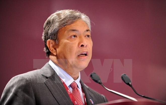 Malaysian Deputy Prime Minister Ahmad Zahid Hamidi. (Photo: AFP/VNA)