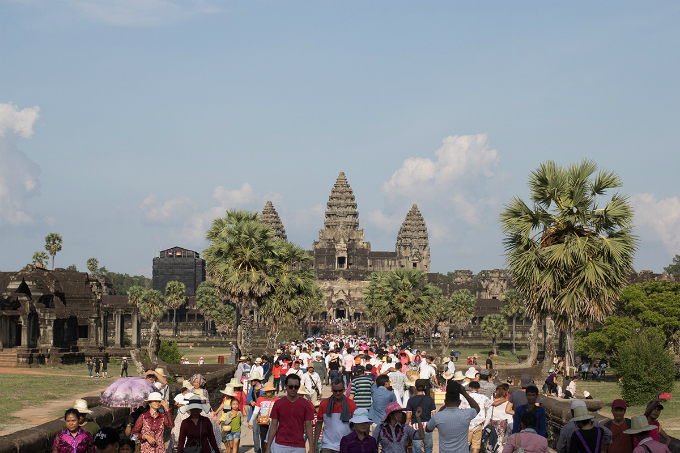 Angkor Wat in Cambodia. The photographers of the ten best snaps have been awarded trophies and VND20 million ($880) each.