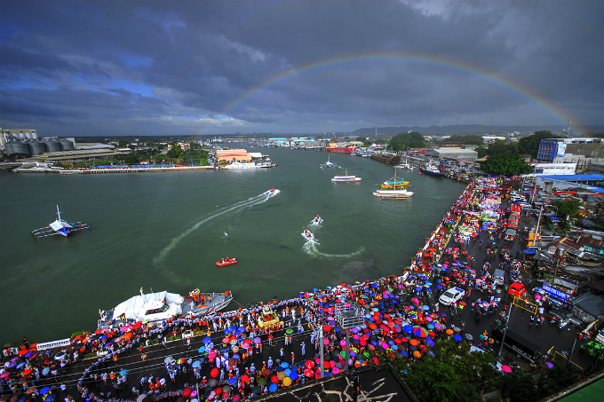 Dinagyang Festival in the Philippines.