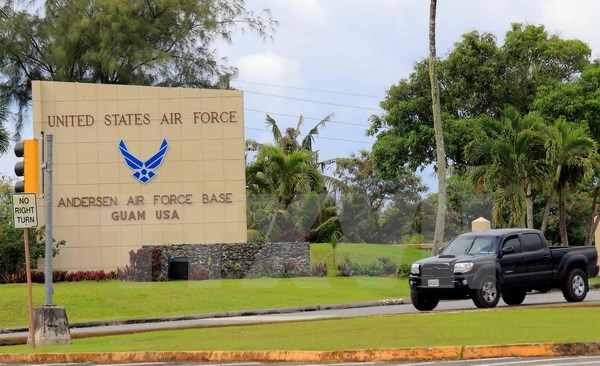 Căn cứ không quân Anderson ở Yigo, đảo Guam. (Nguồn: AFP/TTXVN)