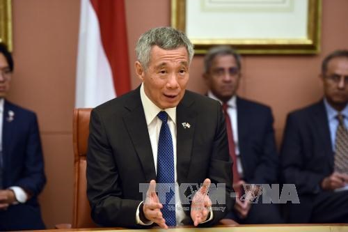 Singaporean Prime Minister Lee Hsien Loong (Photo: AFP/VNA)