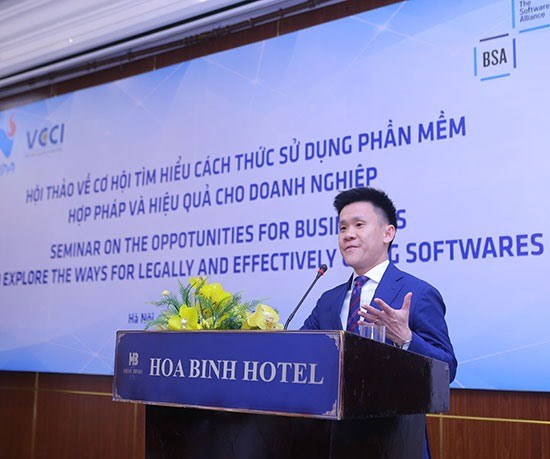 Gary Gan, director of the Compliance program for Asia-Pacific, BSA (Photo: ictnews.vn) 