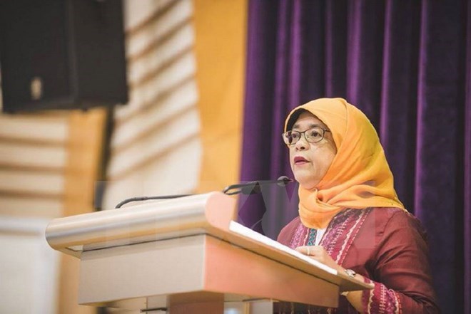 Halimah Yacob (Source: New Straits Times/VNA)