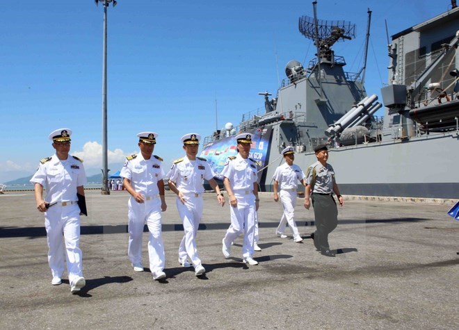 RoK’s naval ships visit Da Nang city (Source: VNA)