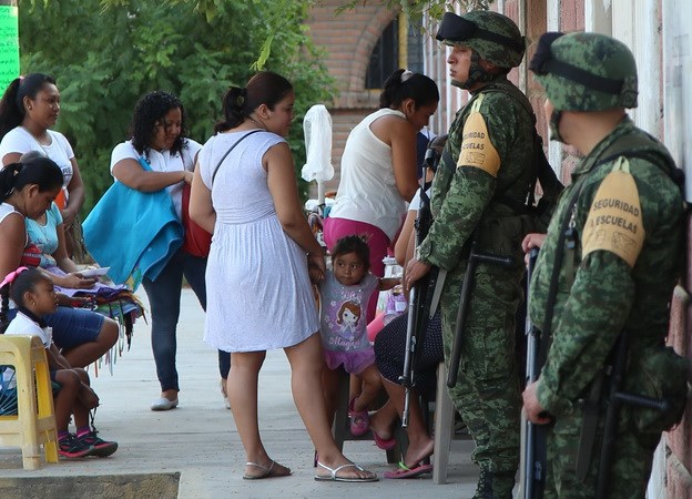 Binh sỹ Mexico. (Ảnh: EPA/TTXVN)