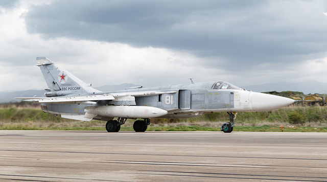 Máy bay Sukhoi Su-24 (Ảnh: Sputnik)