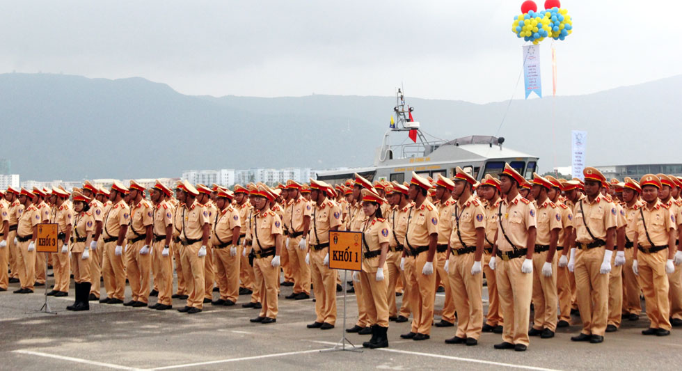 A view of the ceremony