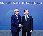[Ảnh]: Chủ tịch nước Trần Đại Quang chủ trì Đối thoại Lãnh đạo APEC với ABAC