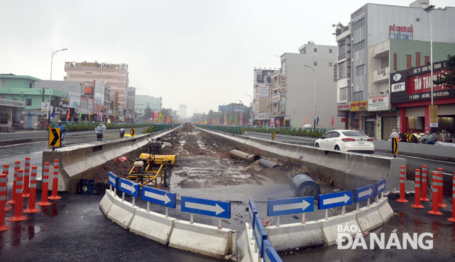  The BRT route is now under construction