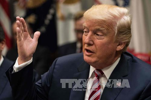 Tổng thống Mỹ Donald Trump tuyên bố IS sẽ phải trả giá đắt với mỗi vụ tấn công nhằm vào nước Mỹ. Ảnh: AFP/TTXVN