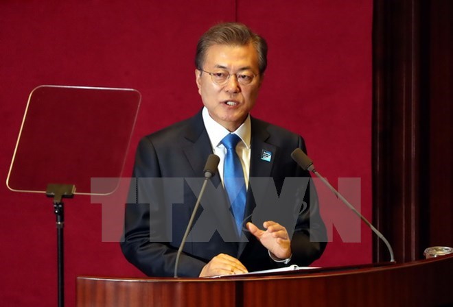 President of the Republic of Korea (RoK) Moon Jae-in (Photo: Yonhap/VNA)