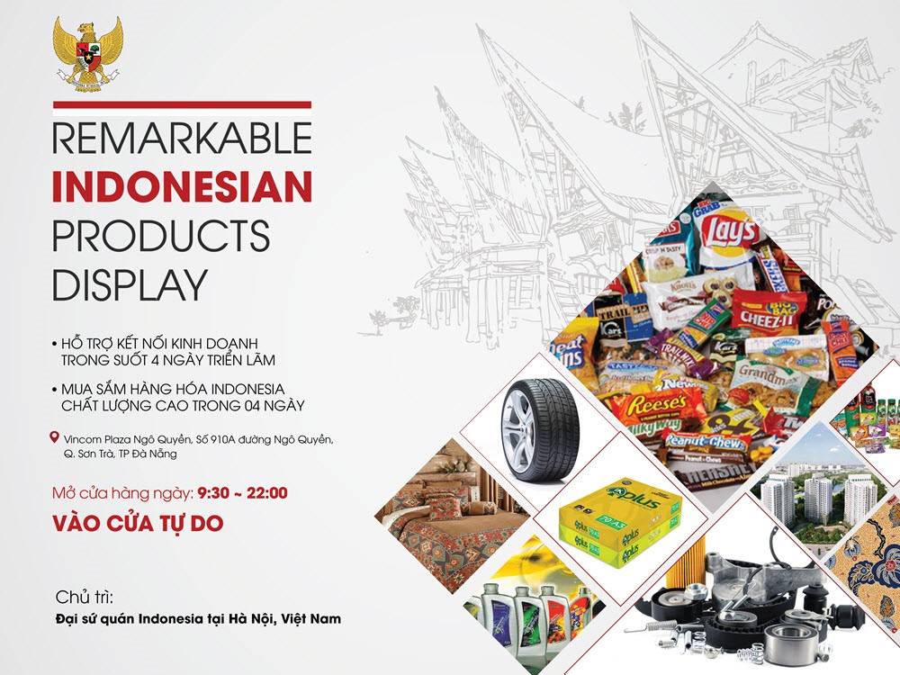 Với 32 gian hàng “Hội chợ Thương mại Indonesia 2017” sẽ mang lại cho người tiêu dùng cơ hội được trải nghiệm các sản phẩm hàng hóa chất lượng cao đến từ đất nước vạn đảo