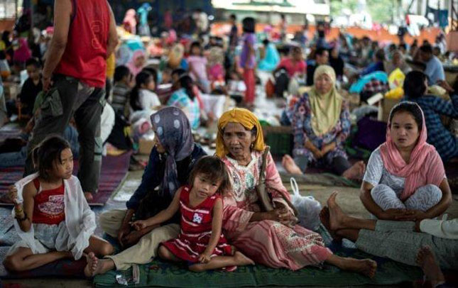 Philippines đứng thứ nhì châu Á do bão và xung đột vũ trang ở Mindanao. 