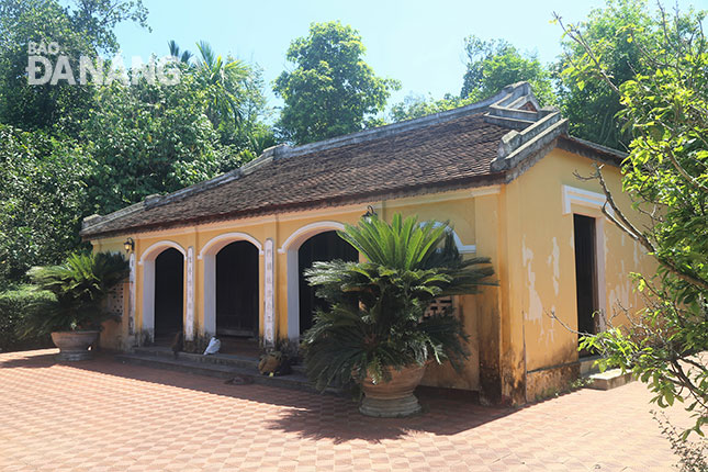 Nhà lưu niệm Huỳnh Thúc Kháng ở xã Tiên Cảnh, huyện Tiên Phước.Ảnh: VTL