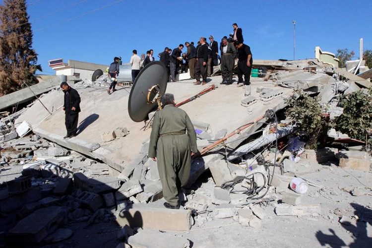 Ở Iraq, số lượng tử vong do động đất ít hơn ở Iran. Theo Bộ Nội vụ Iraq, tại đây mới chỉ có ít nhất 7 người thiệt mạng.