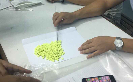 The seized ecstasy tablets (Photo: nld.com.vn)