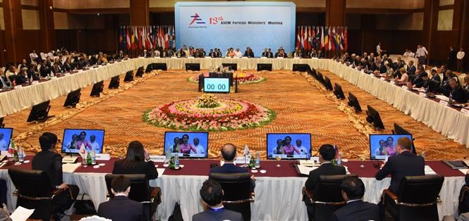 ​The 13th ASEM Foreign Ministers' Meeting kicked off in Nay Pyi Taw, Myanmar, on November 20 (Photo VNA)