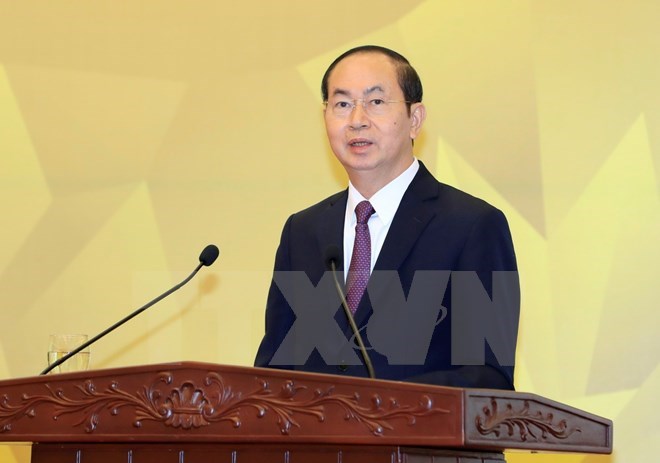 President Tran Dai Quang (Photo VNA)