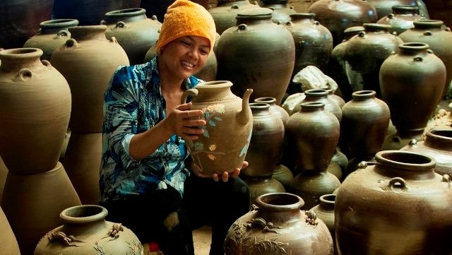 Gia Thuy pottery village in Ninh Binh province (Photo: Vu Duc Phuong from Ninh Binh)