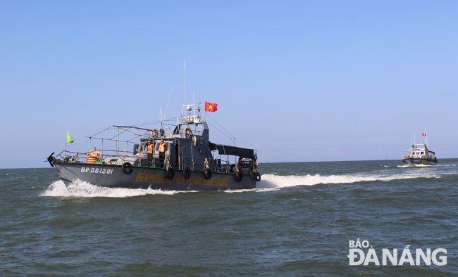 Hải đội 2 Bộ đội Biên phòng thành phố tăng cường công tác tuần tra bảo vệ chủ quyền an ninh vùng biển.