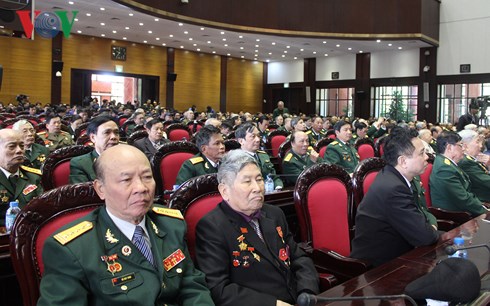 Đại biểu đại diện cho hàng vạn quân tình nguyện, chuyên gia quân sự Việt Nam tại Lào tham dự cuộc gặp mặt