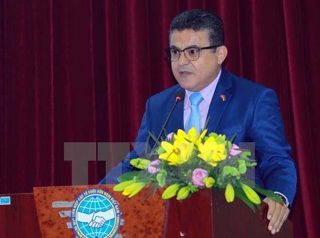 Palestinian Ambassador to Vietnam Saadi Salama (Source: VNA)