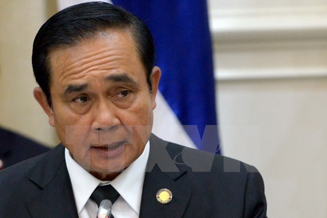 Thai Prime Minister Prayuth Chan-ocha said on December 19 that he would use Article 44 of the Constitution to allow political parties to take steps to prepare for the 2018 general election. (Photo: AFP/VNA)