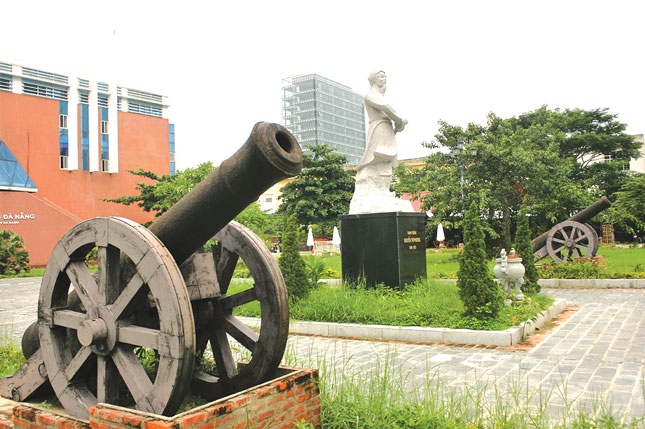 Cannons on display at the Museum of Da Nang (Photo: Van Thanh Le) 