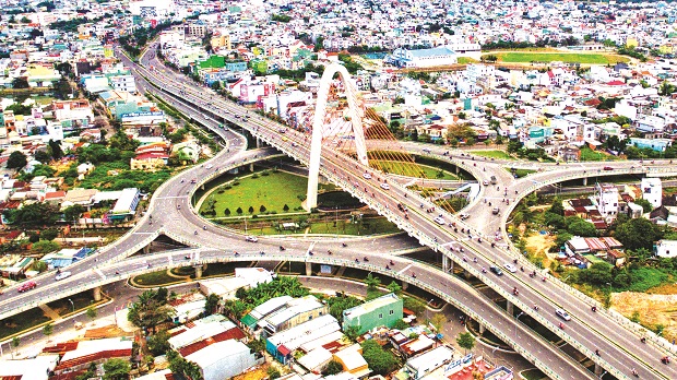  An overview of the Hue T-junction overpass from above