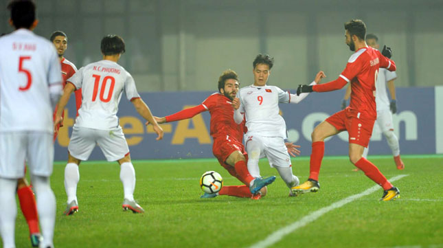 U23 Việt Nam - U23 Syria: 0 - 0 Chiến công của lòng quả cảm