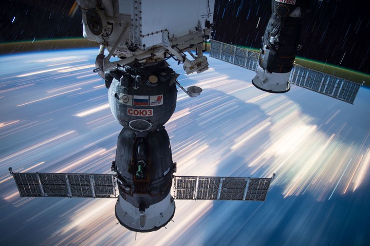 Tàu vũ trụ Soyuz của Nga lên trạm ISS. Ảnh: NASA