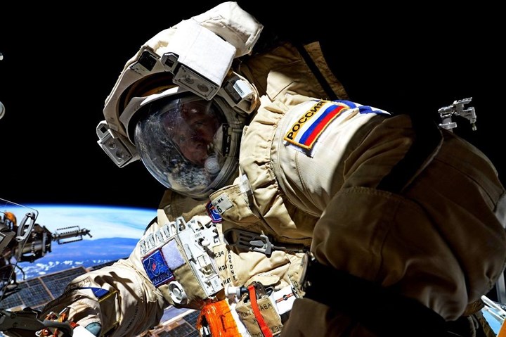 Nhà du hành vũ trụ Nga Sergey Ryazansky. Ảnh: NASA