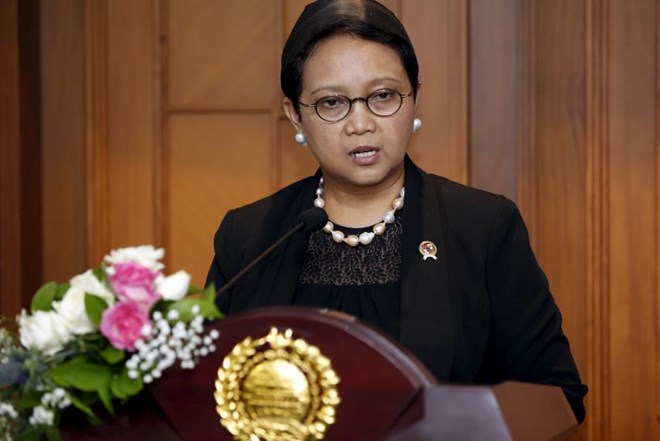 Indonesian Foreign Minister Retno Marsudi (Source: newsweek.com)