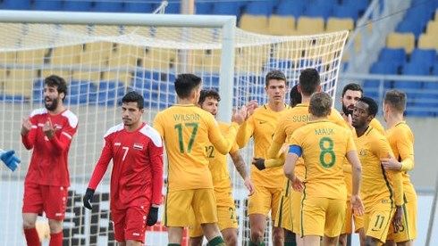 U23 Australia đang dẫn đầu bảng D (Ảnh: AFC).