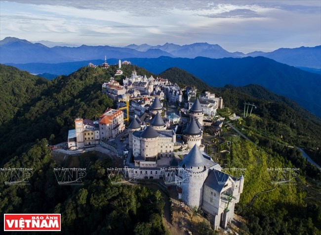 Ba Na Hills tourism area is built at the top of Ba Na hill, about 1,487m above sea level (Source: VNA)