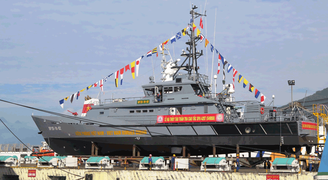 Highway patrol ship SPA 4207 (Photo: Thanh Lan)